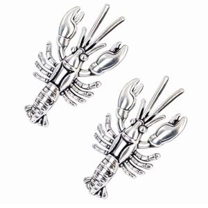 Silver Lobster earrings